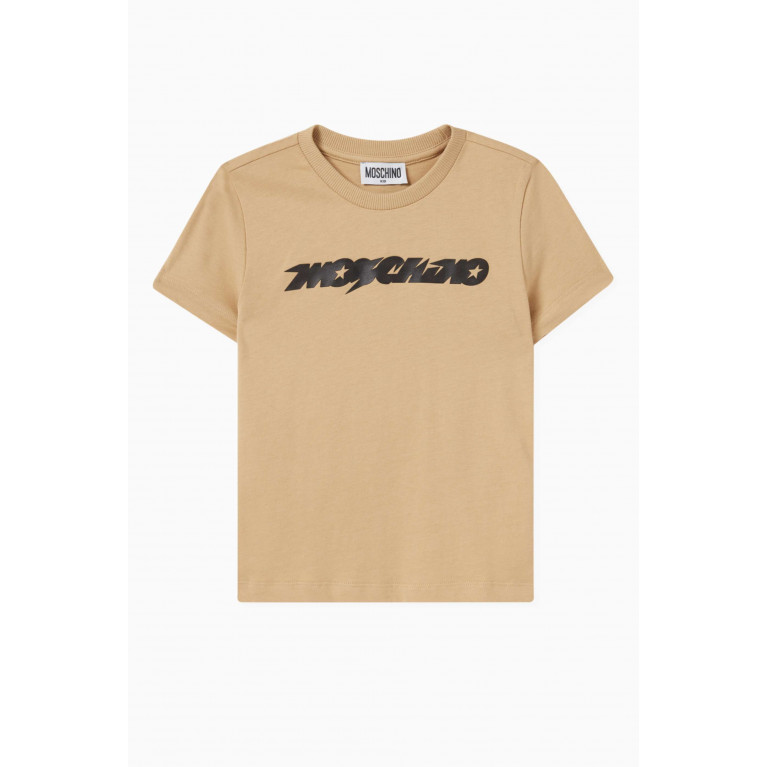 Moschino - Logo T-Shirt in Cotton Neutral