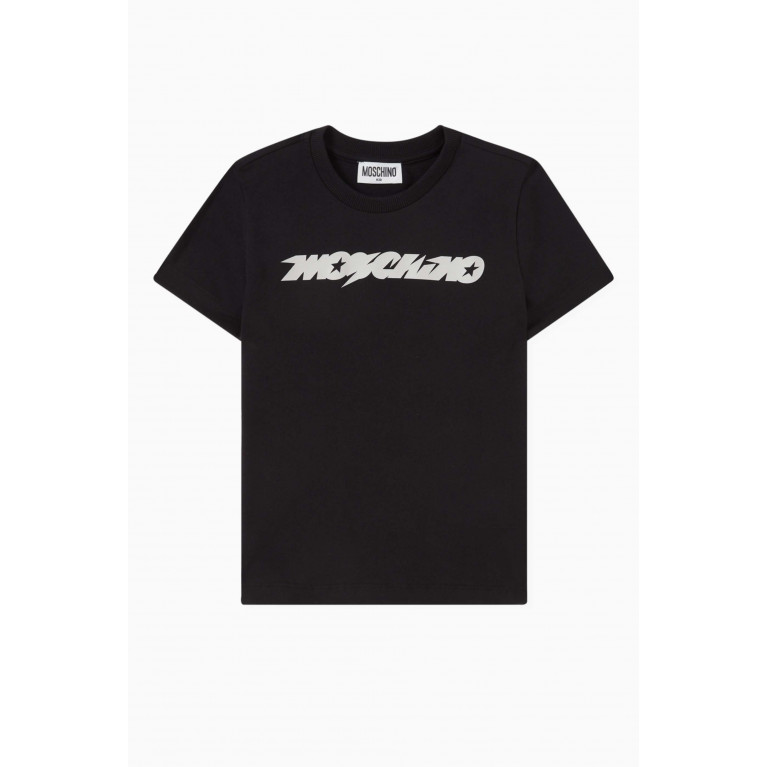 Moschino - Logo T-Shirt in Cotton Black
