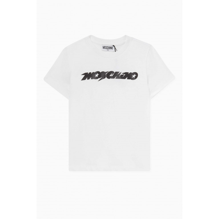Moschino - Logo T-Shirt in Cotton White