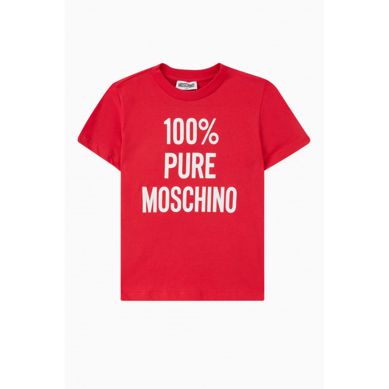 Moschino - Graphic Print T-Shirt in Cotton