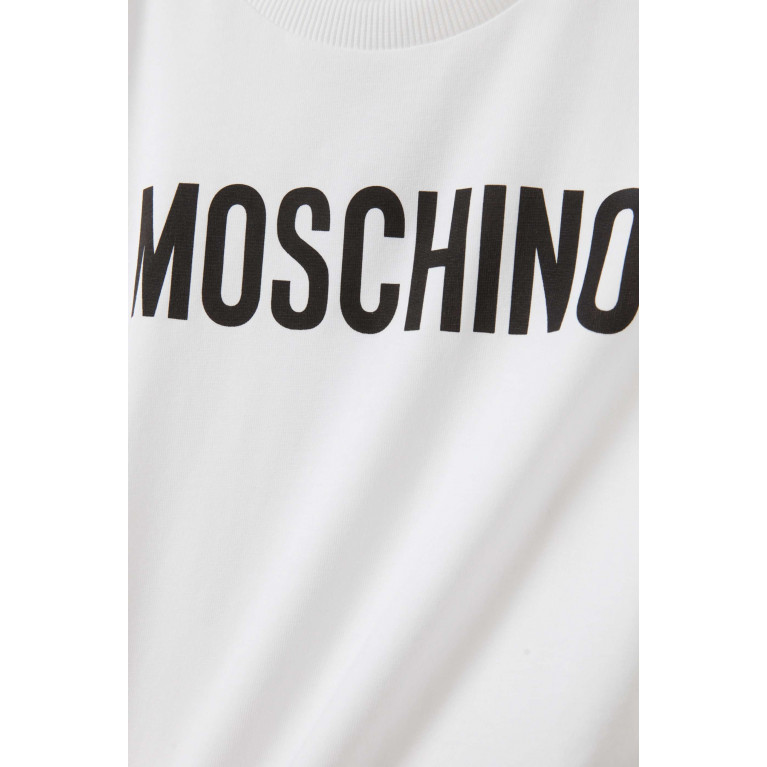 Moschino - Teddy Print T-Shirt in Cotton White