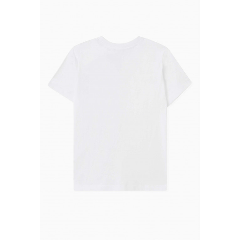 Moschino - Signature Teddy Bear Print T-Shirt in Cotton White