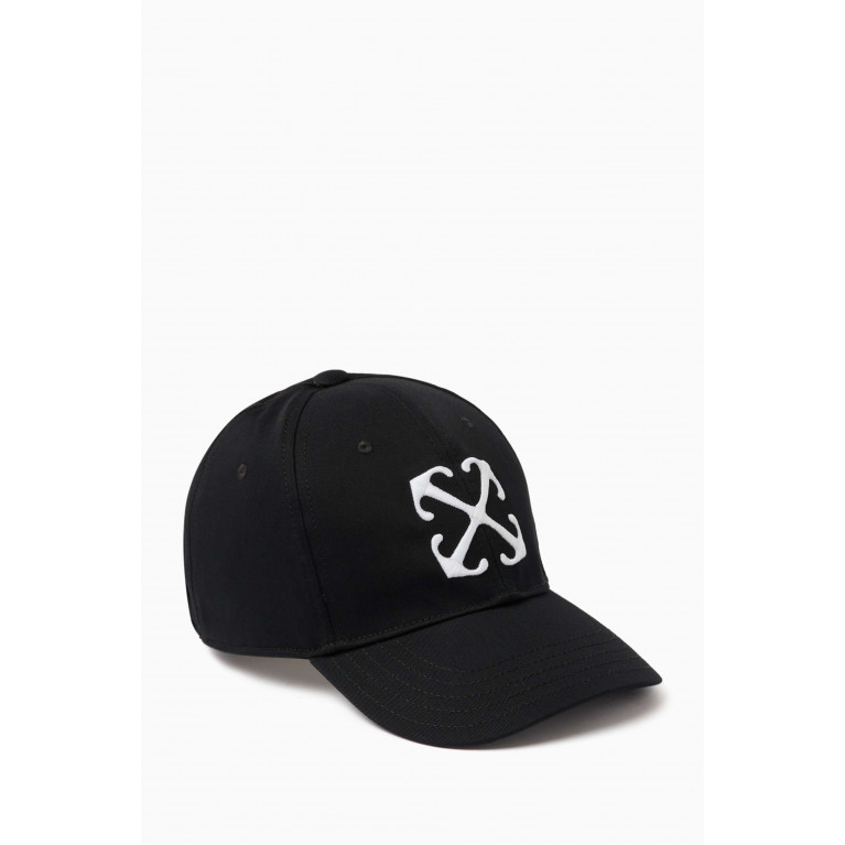 Off-White - Arrow-embroidered Baseball Cap in Cotton-twill