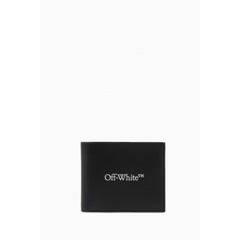 Off-White - Bookish Bi-Fold Wallet in Calf Leather