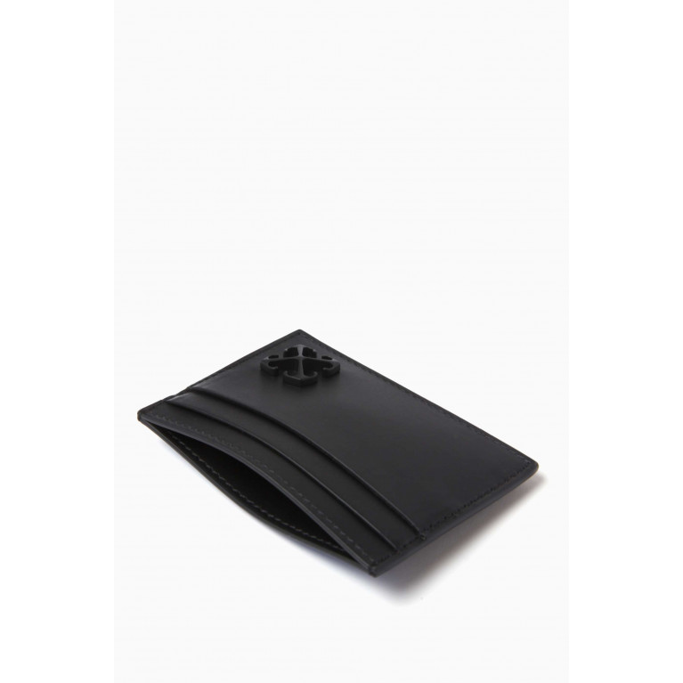 Off-White - Jitney Card Case in Leather Black