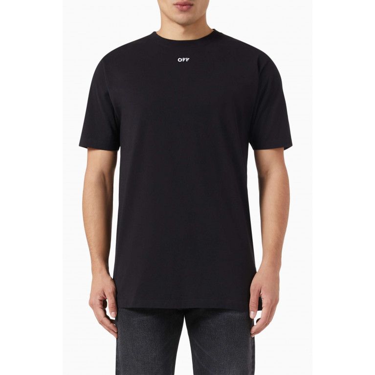 Off-White - Off Stamp Arrow Logo T-Shirt in Cotton Black