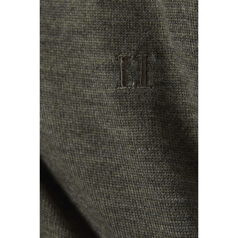 Les Deux - Greyson Half-zip Sweater in Merino Knit