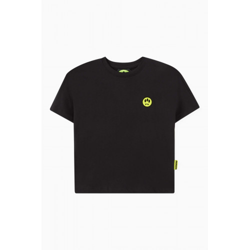 Barrow - Logo T-shirt in Cotton Jersey Black