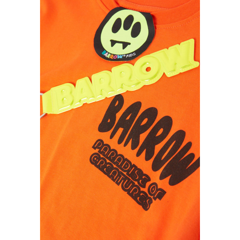 Barrow - Graphic Logo T-shirt in Cotton