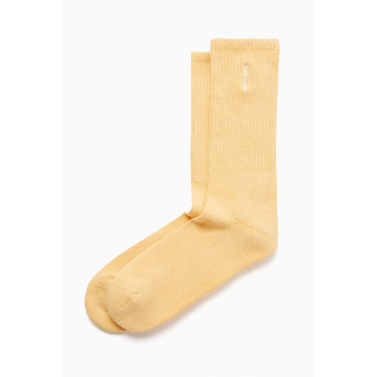 Sandro - Logo-embroidered Socks in Cotton Blend