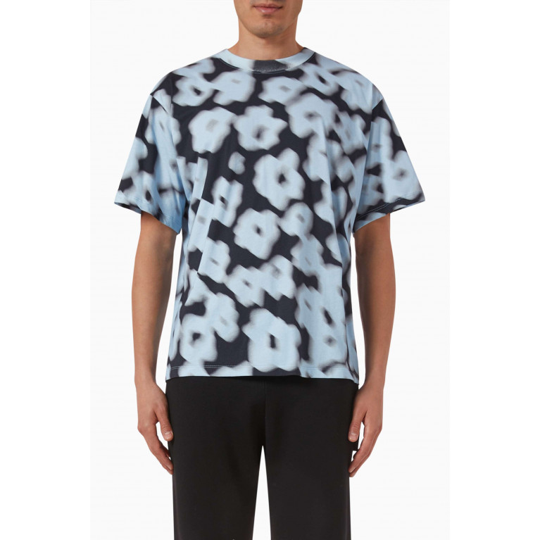 Sandro - Blurry Floral T-shirt in Cotton