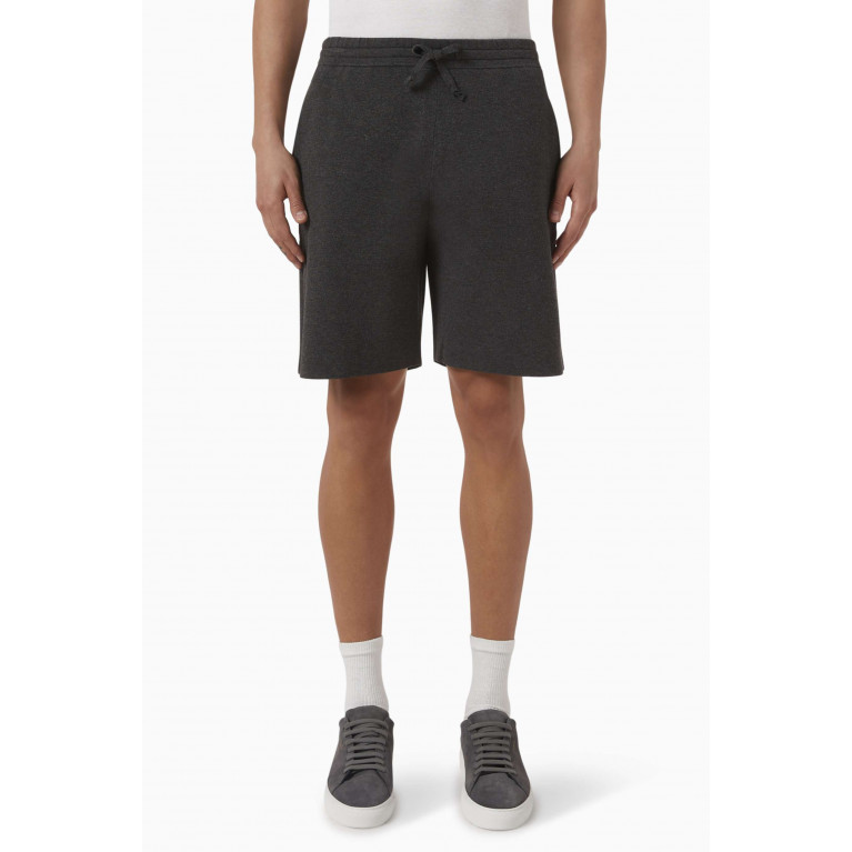 Sandro - Home Knitted Shorts in Jersey