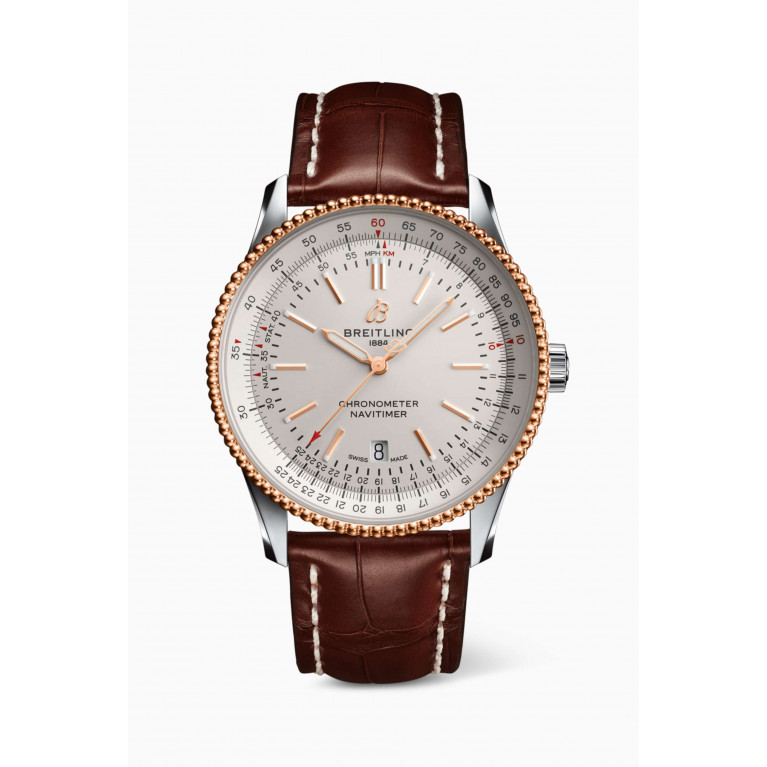 Breitling - Navitimer Automatic 18kt Red Gold Watch, 41mm