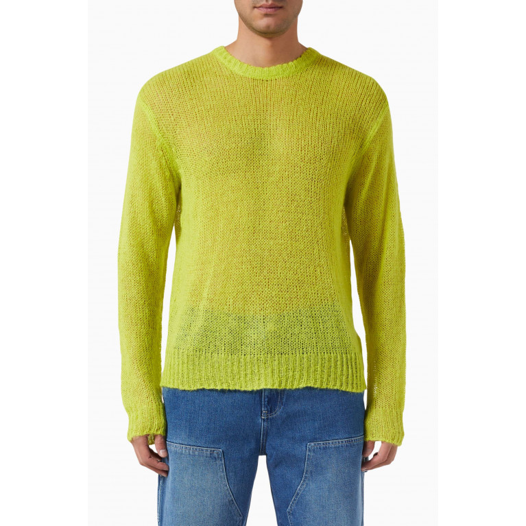 Stussy - S Loose Knit Sweater in Cotton