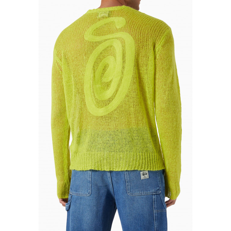 Stussy - S Loose Knit Sweater in Cotton