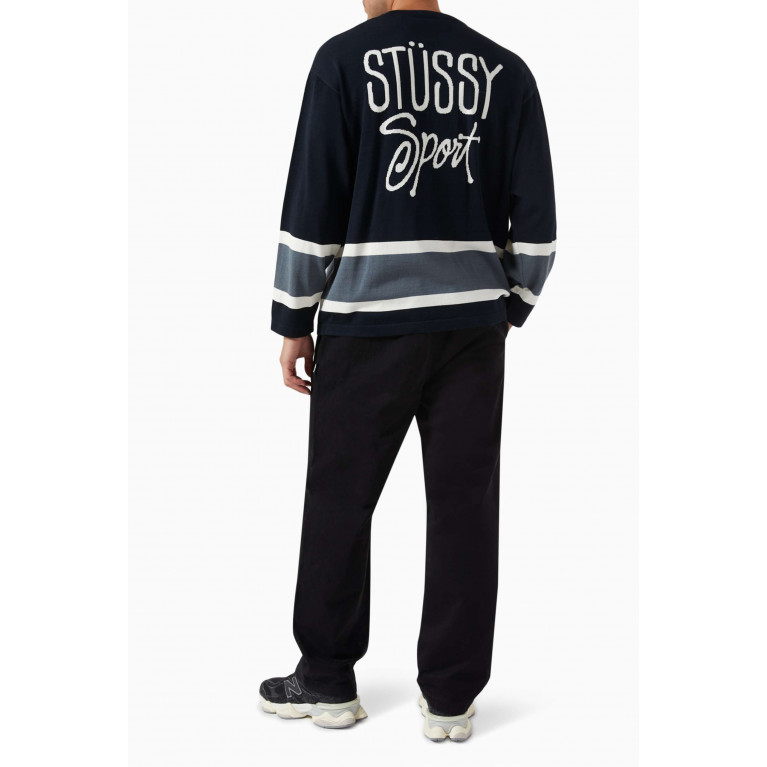 Stussy - Hockey Sweater in Knitted Cotton