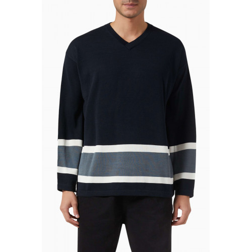 Stussy - Hockey Sweater in Knitted Cotton