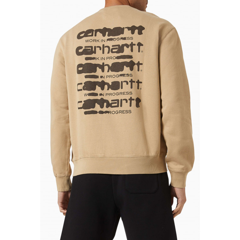 Carhartt WIP - Ink Bleed Sweatshirt in Cotton-fleece