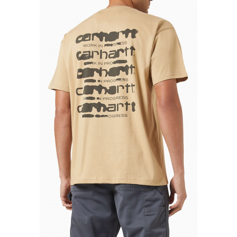 Carhartt WIP - Ink Bleed Logo T-shirt in Organic Cotton-jersey