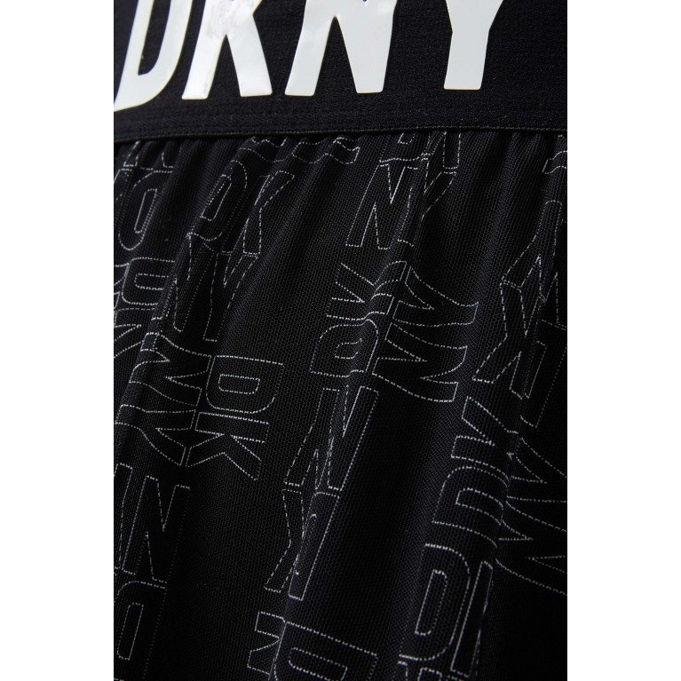 DKNY - Logo Band Monogram Skirt in Polyester