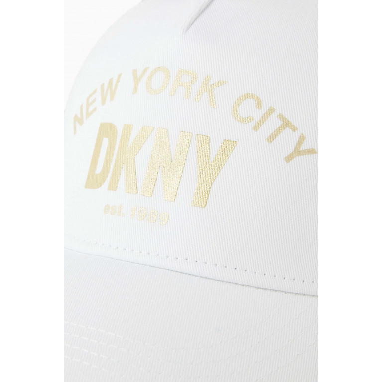 DKNY - Foil Logo Cap in Cotton Twill
