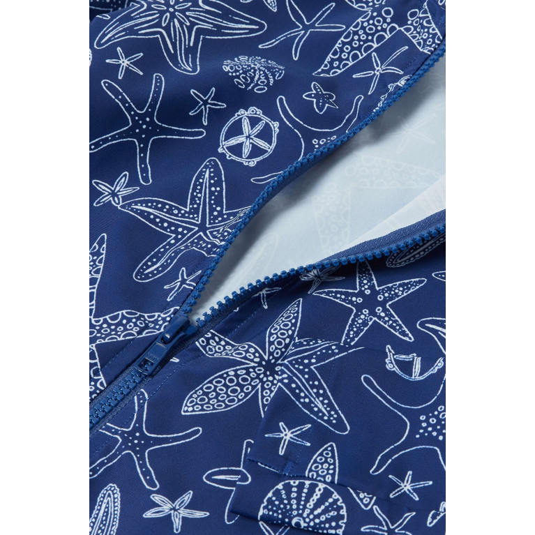 Vilebrequin - Starlettes Bicolores Zipper Long Sleeves Rashguard