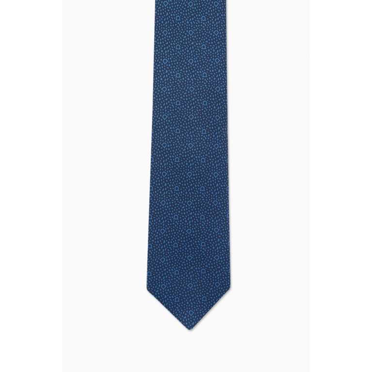 Ferragamo - Printed Tie in Silk