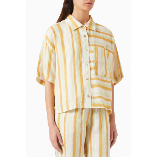 Electric & Rose - Kyle Striped Shirt in Linen