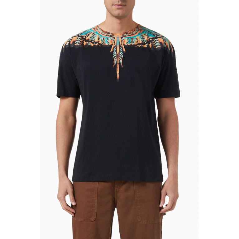 Marcelo Burlon - Grizzly Wings T-shirt in Cotton Jersey
