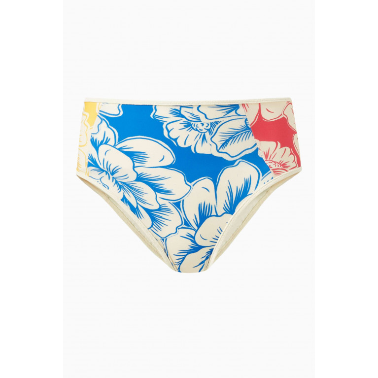 Farm Rio - Tropical Chita Bikini Hot Pants in Stretch Nylon