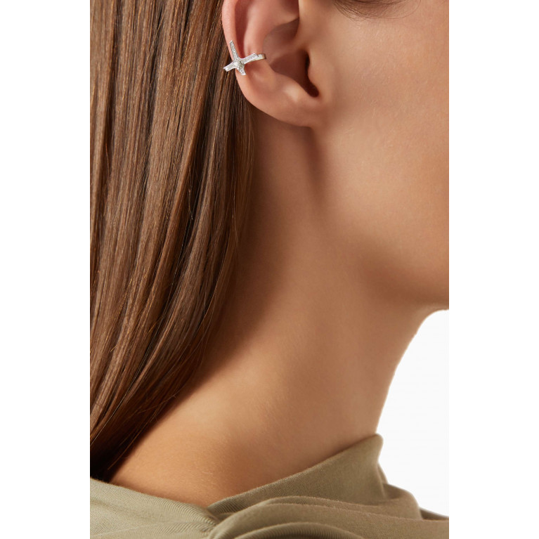 Samra - Daw Ear Cuff in 18kt White Gold