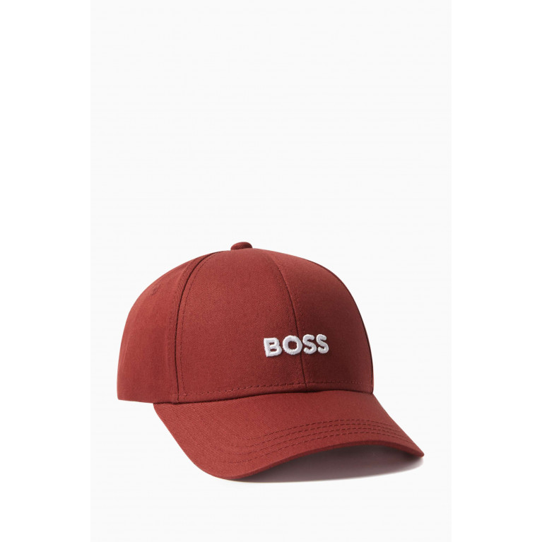 Boss - Zed Logo-embroidered Cap in Cotton-twill