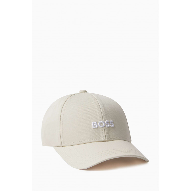 Boss - Zed Logo-embroidered Cap in Cotton-twill