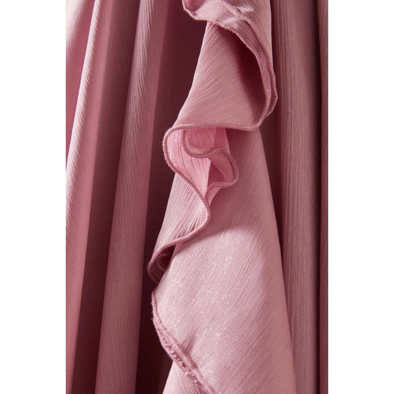 Amri - Draped Maxi Dress Pink