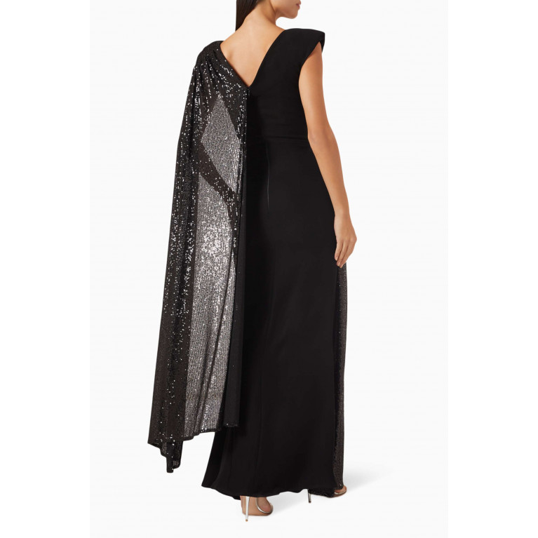 Avaro Figlio - Sequin-embellished Gown in Cady