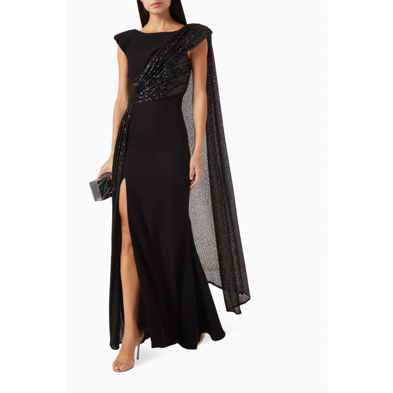 Avaro Figlio - Sequin-embellished Gown in Cady