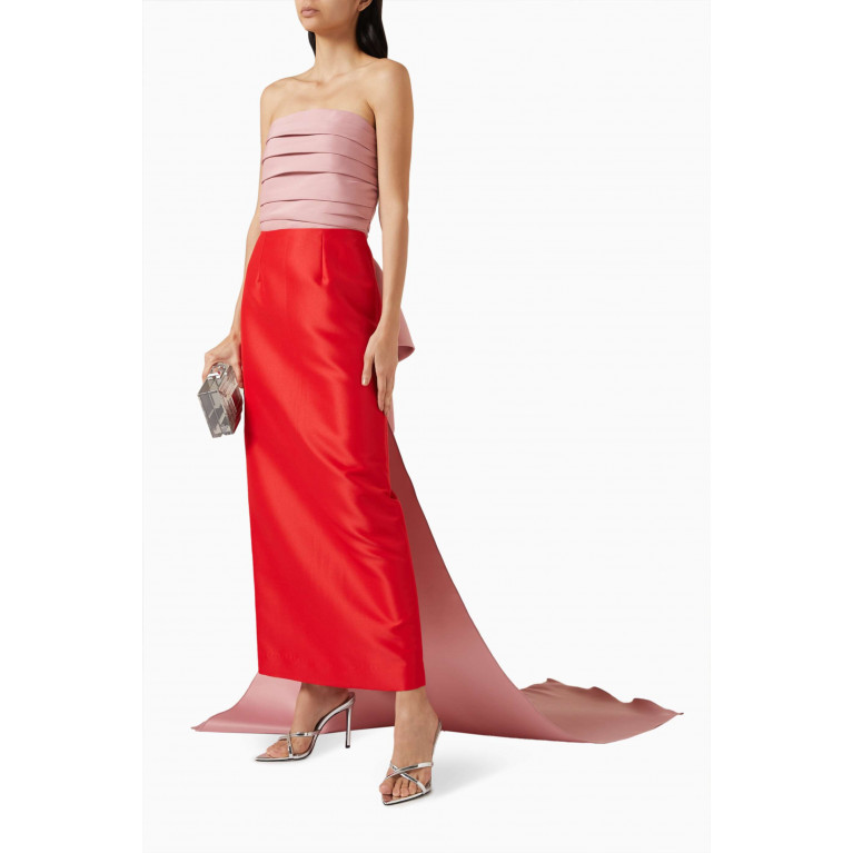 Serrb - Two-toned Maxi Dress