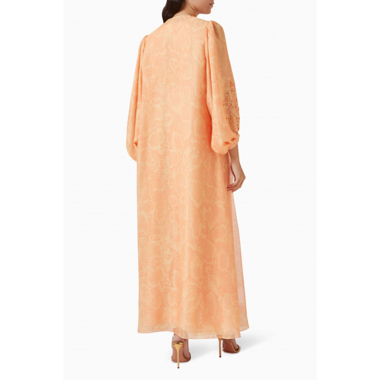 Designer’s Empire - Sequin-embellished Bisht & Dress Set