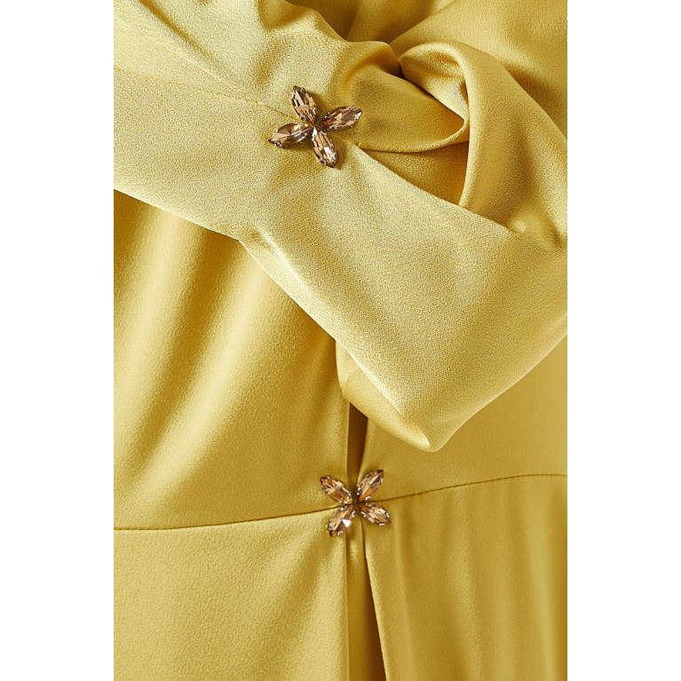 Mimya - Gem-embellished Maxi Dress in Polyester