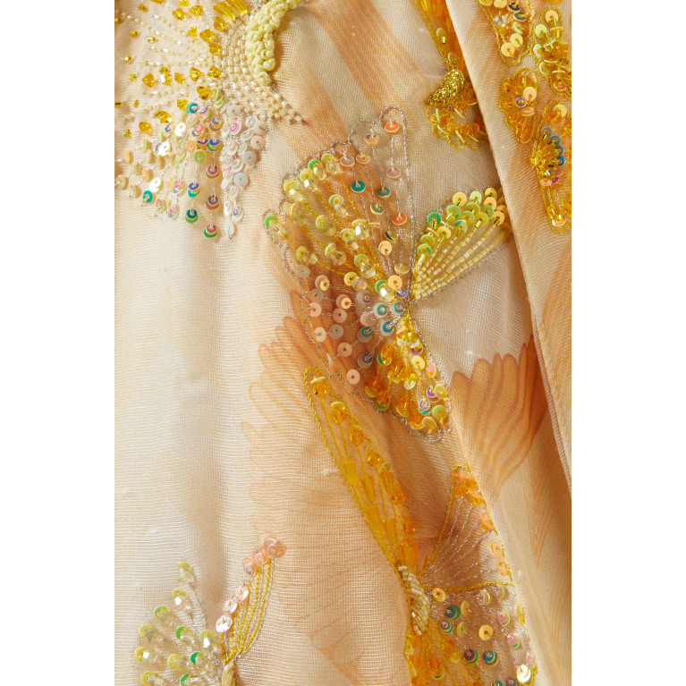 Moonoir - Sequin-embellished Jacket & Dress Set