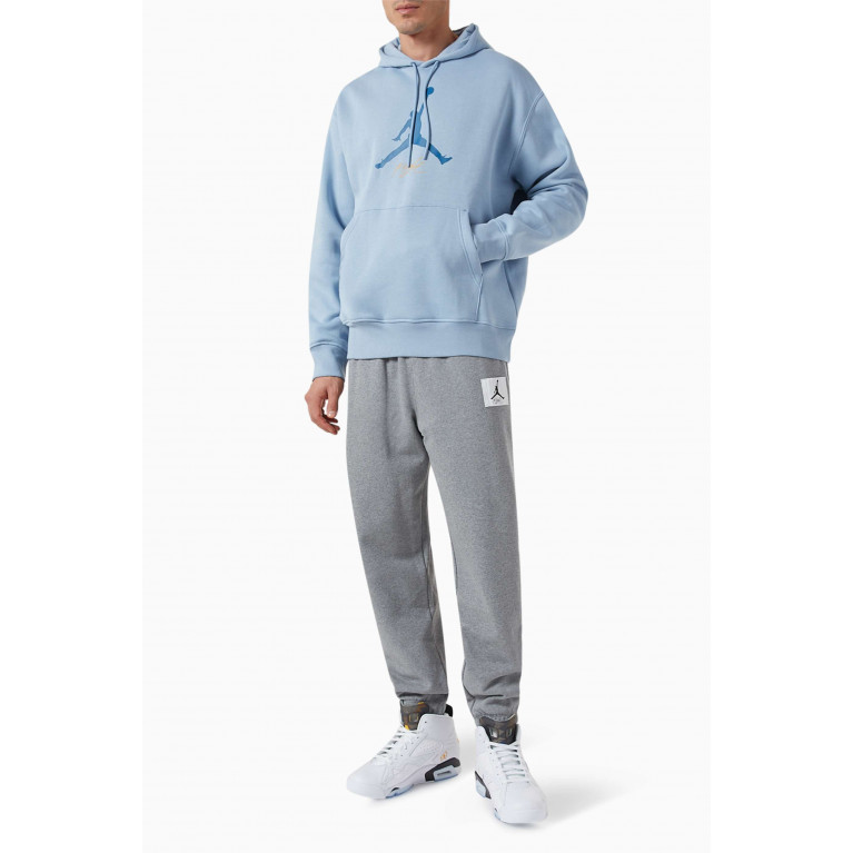 Nike - Air Jordan Essential Hoodie in Cotton Fleece Blue