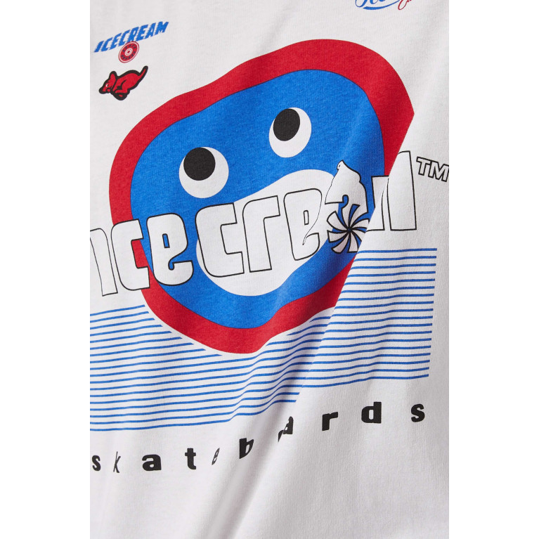 Ice Cream - Racing T-shirt in Cotton Jersey