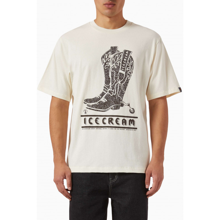 Ice Cream - Boots T-shirt in Cotton Jersey