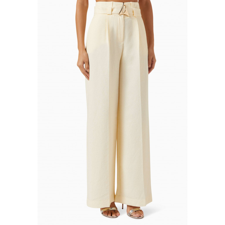 Setre - Belted Pleated Pants
