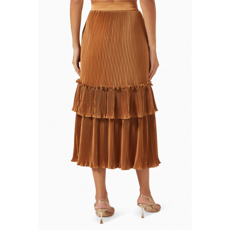 Serpil - Double-tiered Skirt Neutral