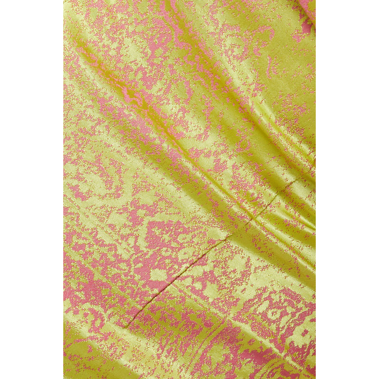 Les Benjamins - Carpet-print Midi Dress in Stretch-rayon