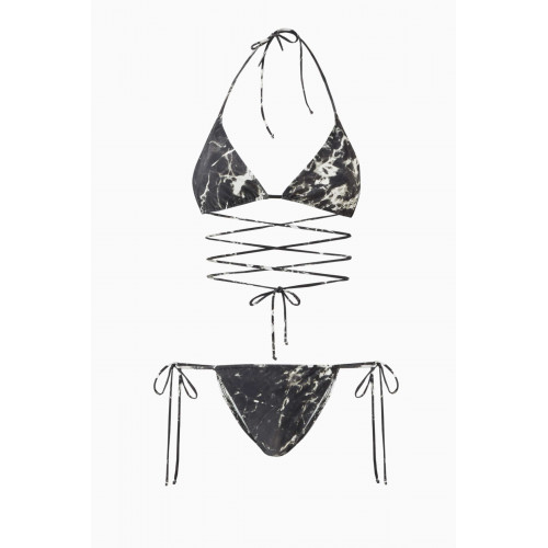 Norma Kamali - Criss-cross Bikini Set