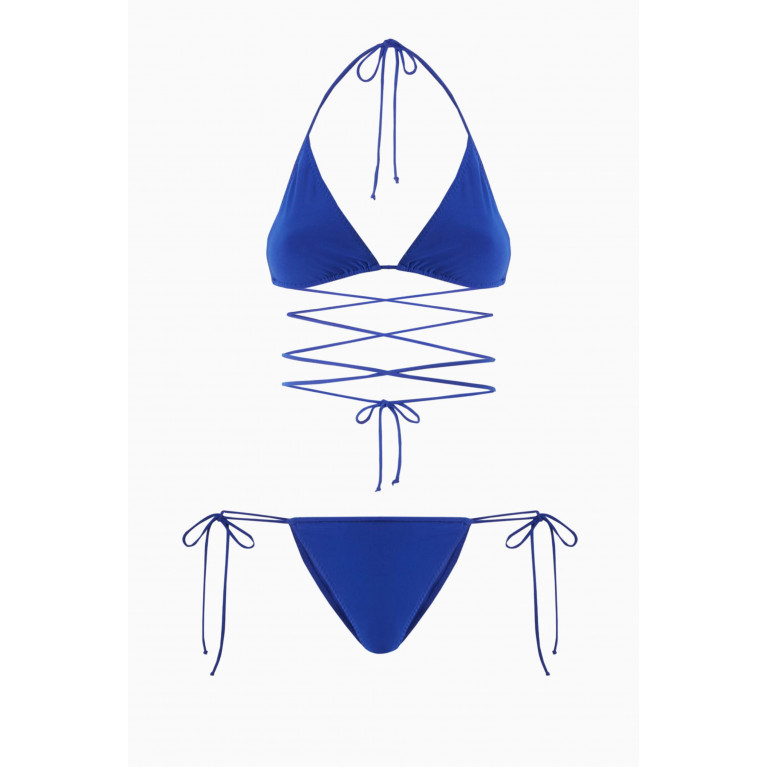 Norma Kamali - Criss-cross Bikini Set