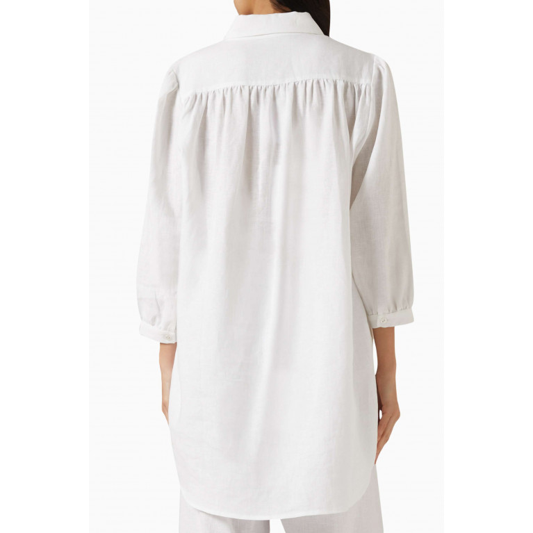 Reina Olga - Reby Shirt in Linen White
