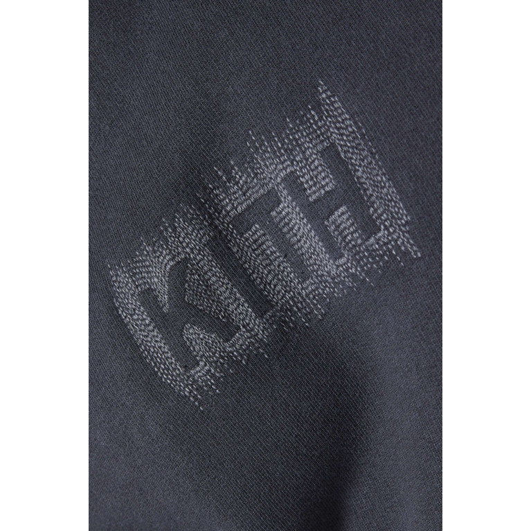 Kith - Classic Logo Nelson Hoodie in Cotton-fleece Black